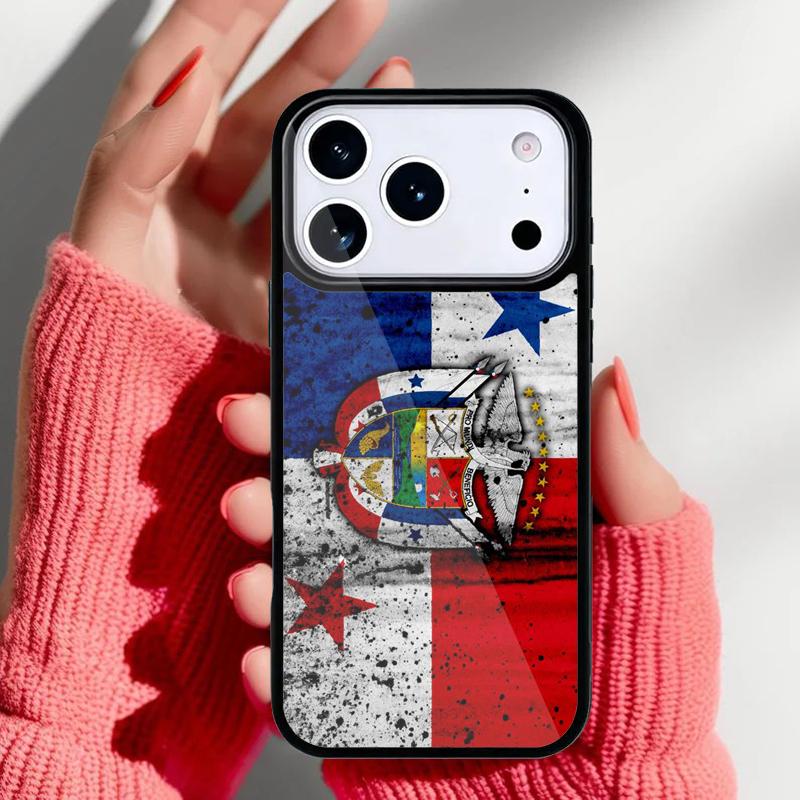 Panama Flag Phone Case for iPhone 17 Air 16e 15 14 13 Pro Max Back Cover for 12 11 Pro Coque