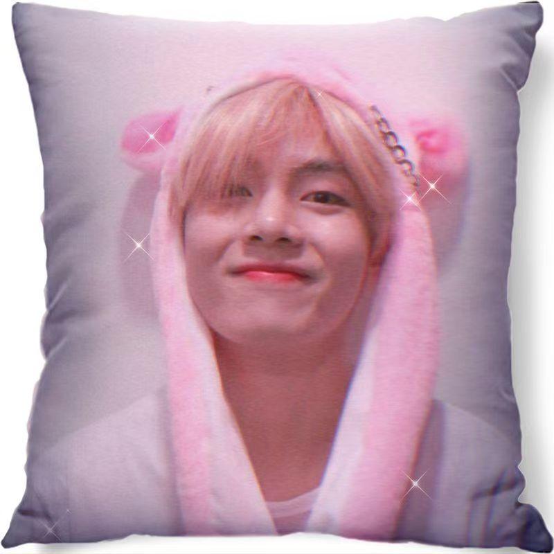 Подушка BTS Чонгук Подушка для комфорта K-pop Подушка для кровати BT21 40*40cm