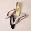 Himiko Soft Square Toe Plain Pumps / 653103 Beige 230