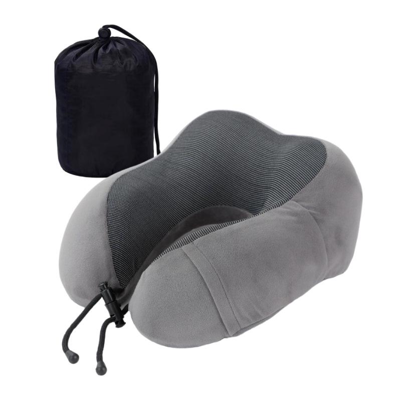 Hump-Shaped Memory Foam U-Shaped Neck Pillow for Office, Travel, and Business Trips