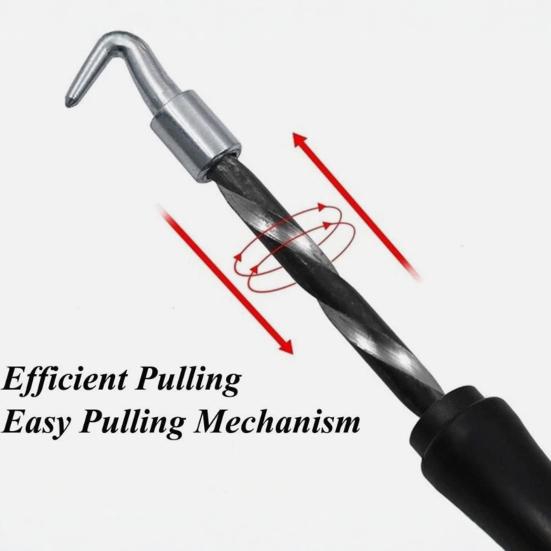 Semi-Automatic Rebar Tying Tool Wire Knotting Pliers Straight Pull Bar Binding Hook Construction Site Rebar Wire Winding Tool
