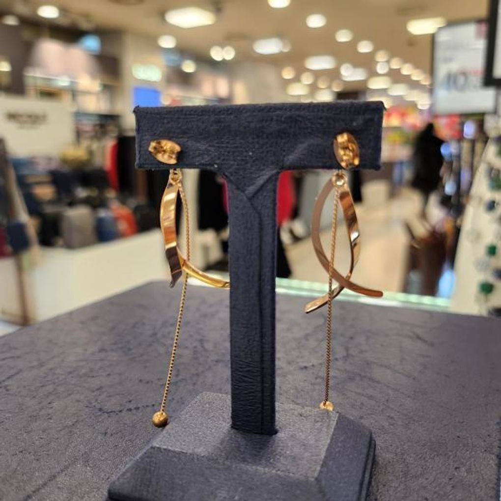 ARTRIA Surgical Steel Wave Drop Earrings MGASESC0007PKF