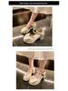 French Mary Jane Leather Bow Flats - Spring/Summer 2025 Pearl Strap Fairy Style Women's Shoes