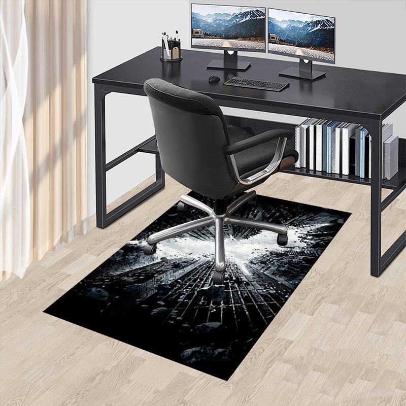 

Apocalyptic,Urban Destruction Office Carpet Chair Mats, Home Decor Dormitory Floor Protector With Anti-Skid Backing, Large Area Coverage, Ch 60cm by 90cm
