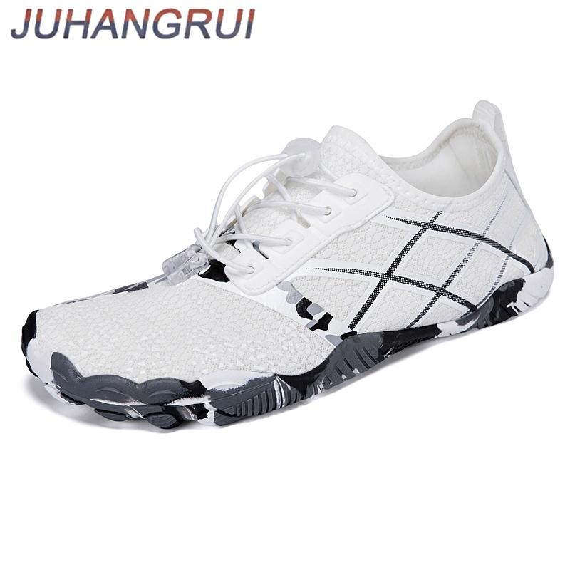 

Men s Summer Aqua Shoes Multi functional Quick-Dry Non-Slip Hot Selling Water Shoes Outdoor Beach Breathable Swimming Shoes 36 белый