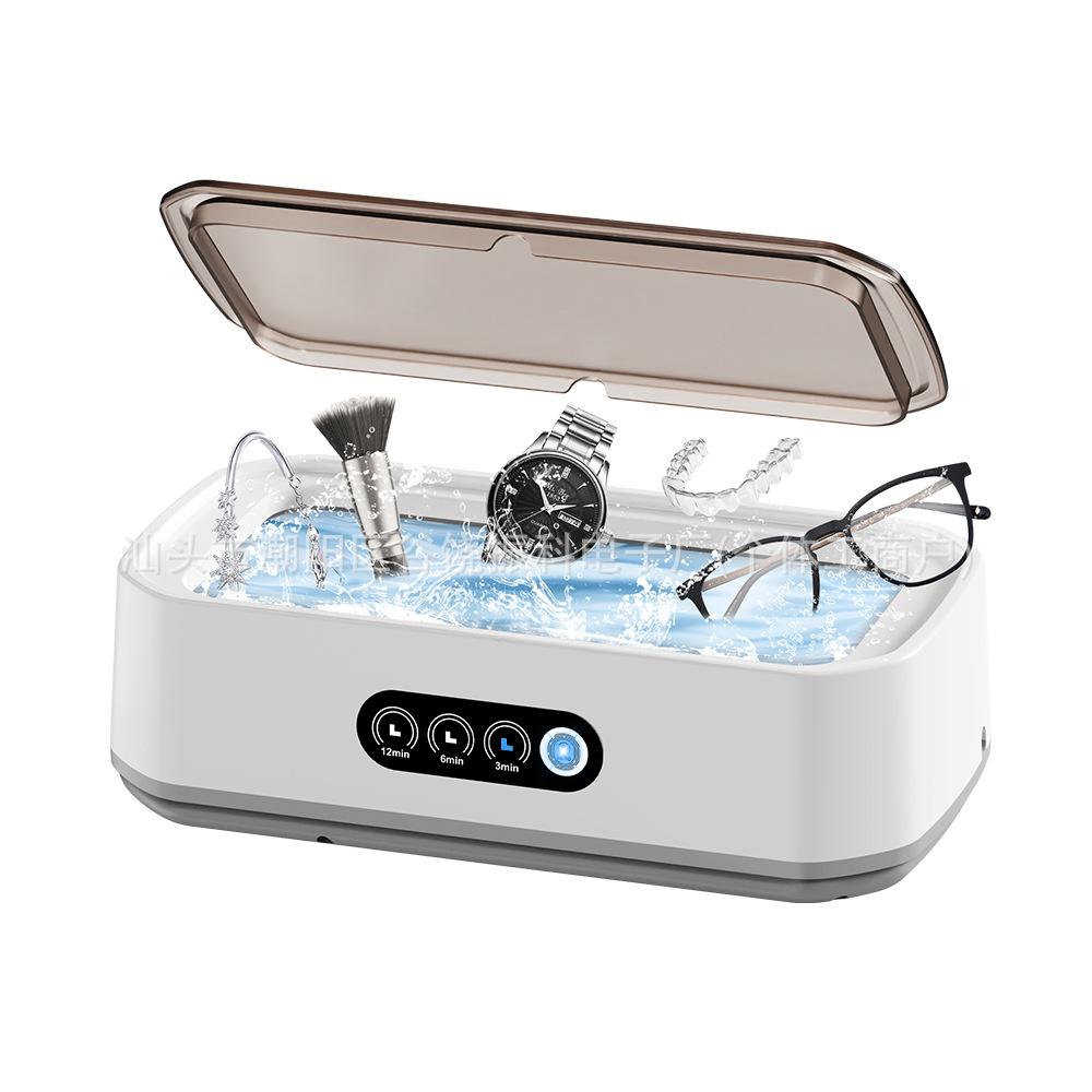 49KHZ Ultrasonic Cleaner 650ml Mini High Frequency Vibration Cleaner for Glasses, Jewelry, Dentures and Soothers
