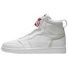 Womens Air Jordan 1 Retro High Zip 'White' (women's sizes) White / University Red Vintage Basketball Shoes AQ3742 116