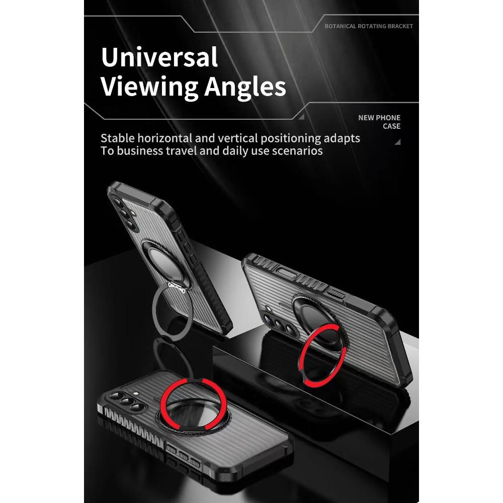 360° Rotate Ring Stand Military Grade Magnetic Case For Samsung Galaxy A56 A36 A26 A16 A06 A55 A35 A54 A25 A15 A05 Armor Cover