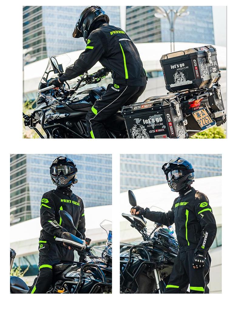 All-Season Breathable Waterproof Motorcycle Riding Suit Set