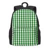 Klassische Vichy-Karos Rucksack Schwarz und Weiß Elegante Rucksäcke Junge Mädchen Radfahren Aufdruck High School Taschen Hohe Qualität Rucksack