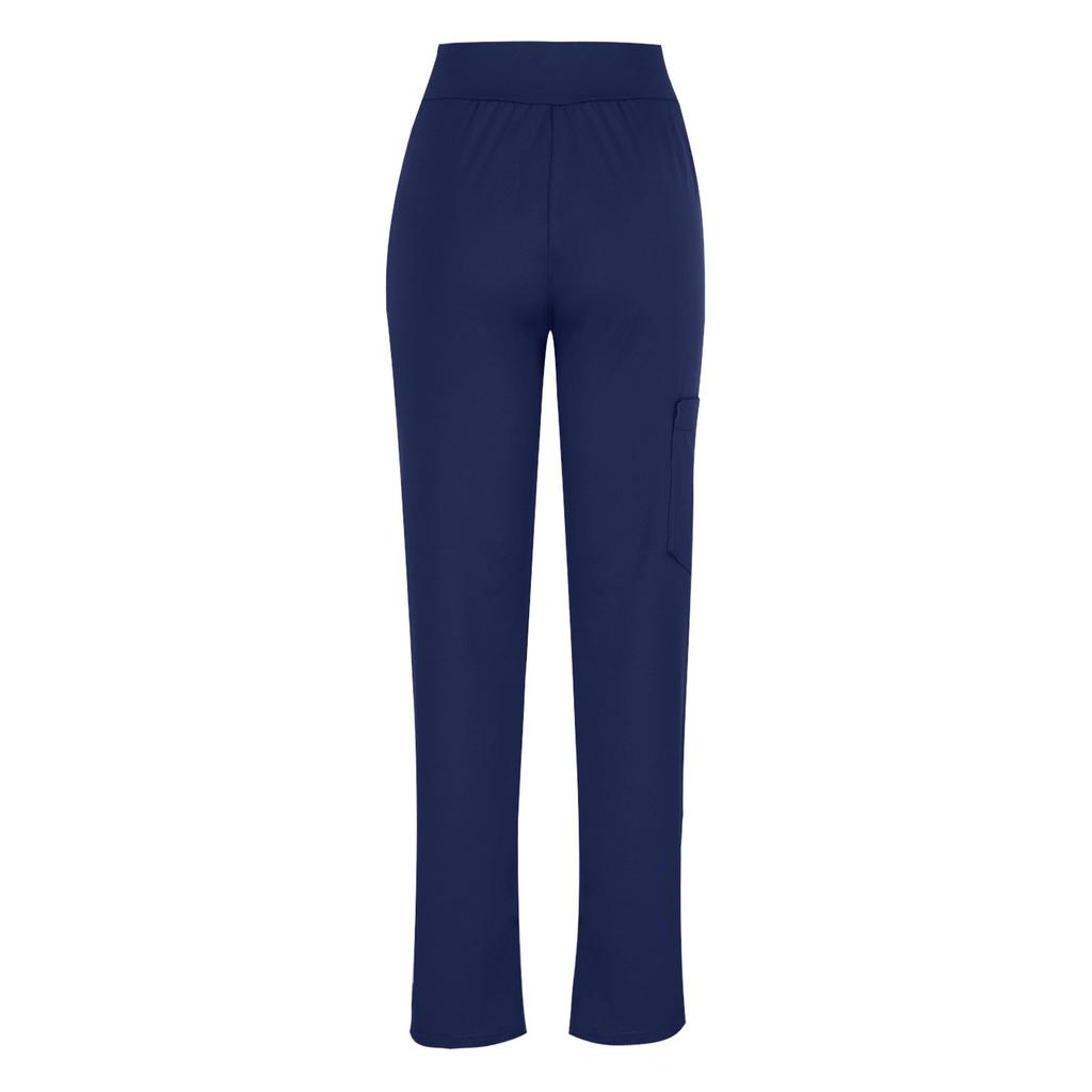 Hose mit weitem Bein für Damen, Yogahose, hohe Taille, Jogginghose mit Taschen, Stretchhose, bequeme Workout-Sport-Jogginghose