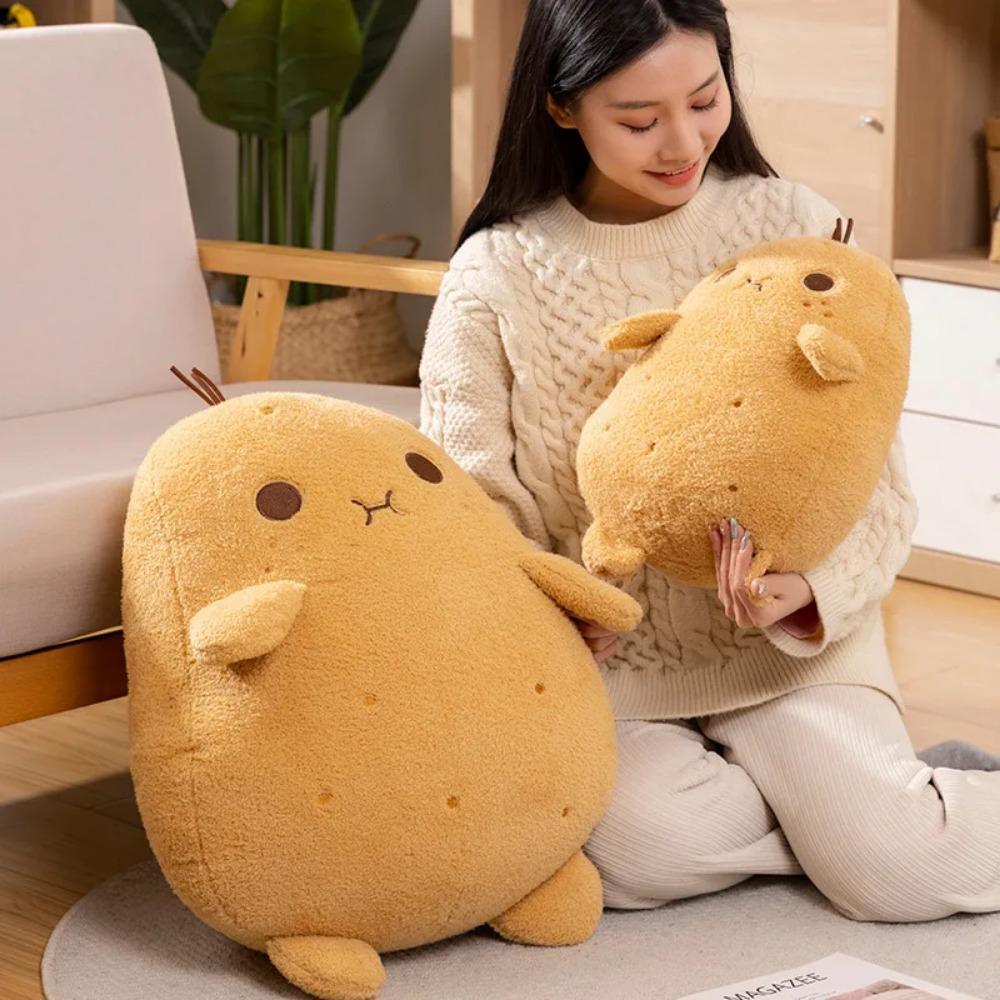 Hot 53cm Fun Potato Vegetable Stuffed Plush Toys Fried Potatoes Plush Doll Cartoon Decorate Room Super Soft Toys Easter Gifts