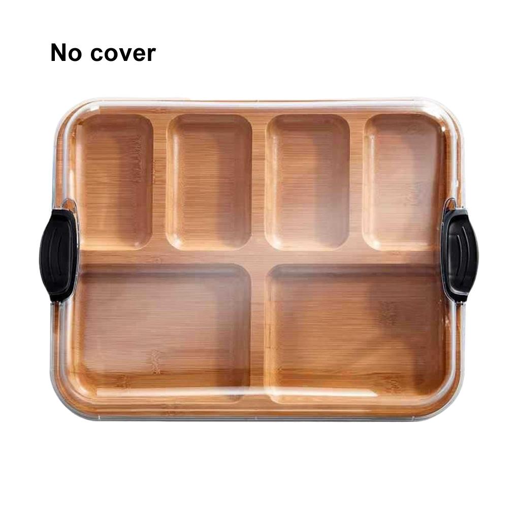 Bamboo Serving Tray With Lid Lightweight And Portable For All Occasions Charcuteries Board With Lid