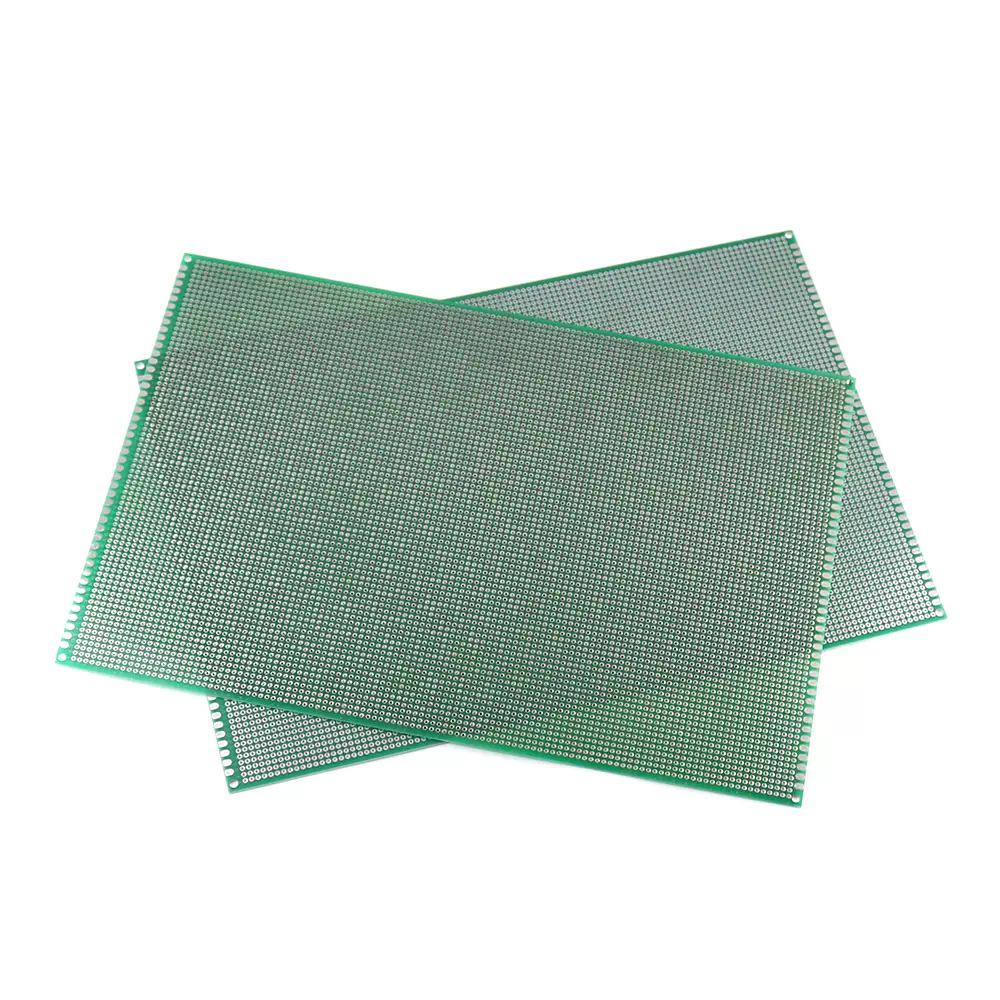 Double-Sided Universal PCB Prototype Board for Students and Soldering Projects