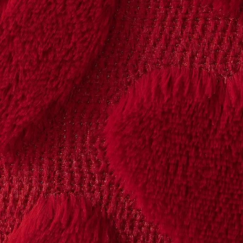 Valentine's Day Plush Pillow Cover Heart Embroidery Jacquard Cushion Case for Sofa Decor Romantic Gift