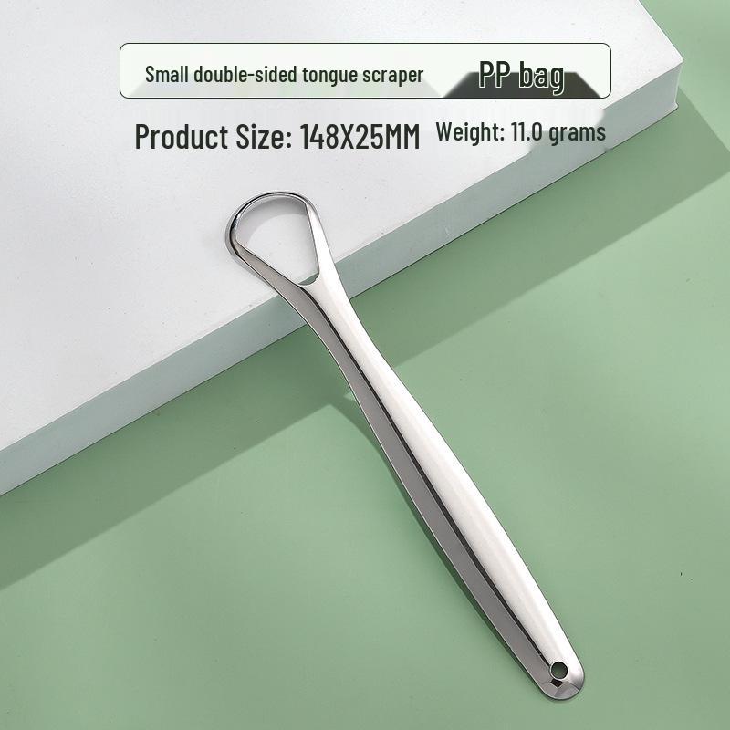 Stainless Steel Tongue Scraper & Coating Cleaner for Fresh Breath