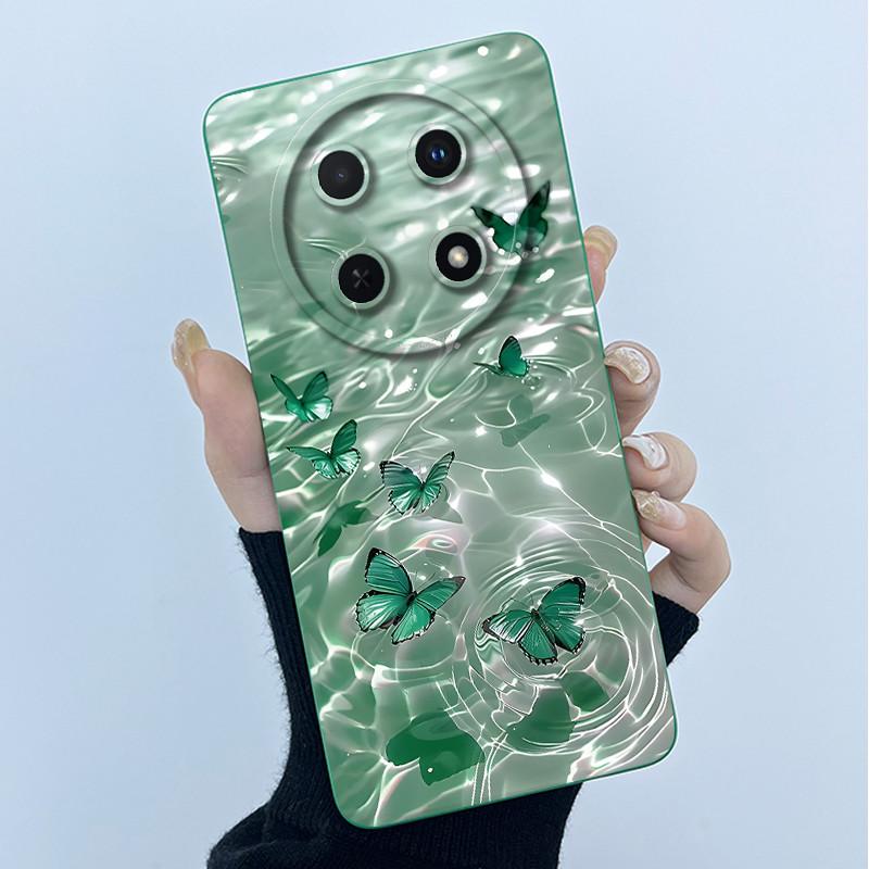 For Huawei Nova 12i Case 12 i Silicone Protective Cover Fashion Simplicity flower Funda for Huawei Nova 13i Nova12i Coque Capa
