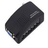 SAIZHUO BNC To VGA To VGA BNC Input To VGA Output for CCTV Camera PC To TV Laptop Monitor Converter for DVR DVD Player Support PAL VGA, S-Video