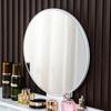 Nordic Round Mirror Makeup Vanity Nyana Home | Drawer and Stool | 60.5cm