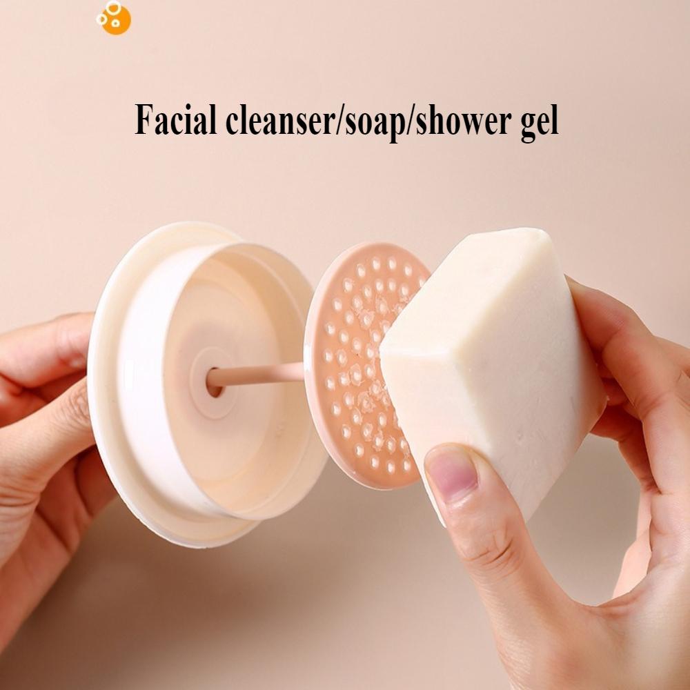 Portable Facial Cleanser Frother, PP Material Manual Foamer, Face Wash & Makeup Remover Foaming Mesh Box