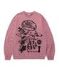 AMES-WORLDWIDE Graphic Pigment Sweatshirt Pink(Am2Efum441A)