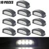 12-24V Truck LED License Plate Light Car Number Plate Lamp 4 LED Rear License Number Plate Light For Truck SUV Trailer Lorry