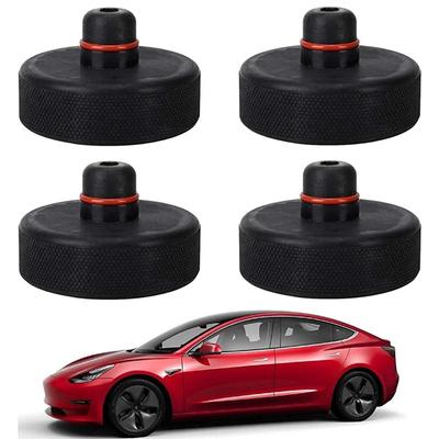 Tesla modelY Car Lift Jack Stand Rubber Pads Black Rubber Slotted Floor Jack Pad Frame Rail Adapter