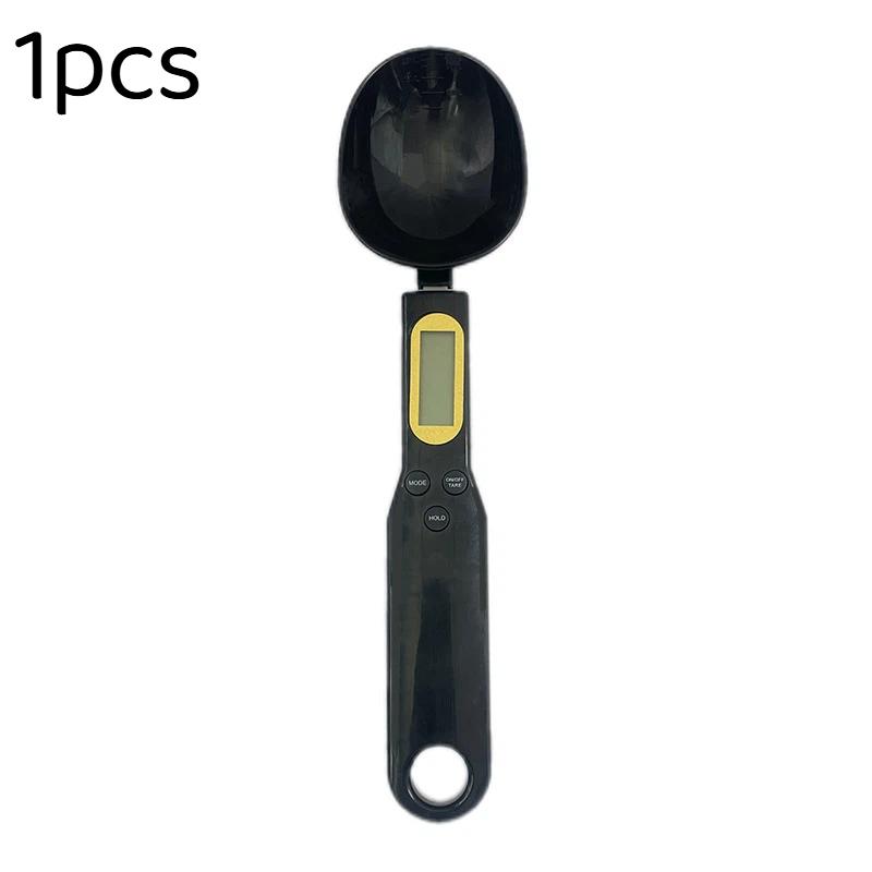 Digital Measuring Spoon Scale 0.1g Accurate 500g Capacity LCD Screen Portable Kitchen Food Scale for Baking Milk Powder Weighing