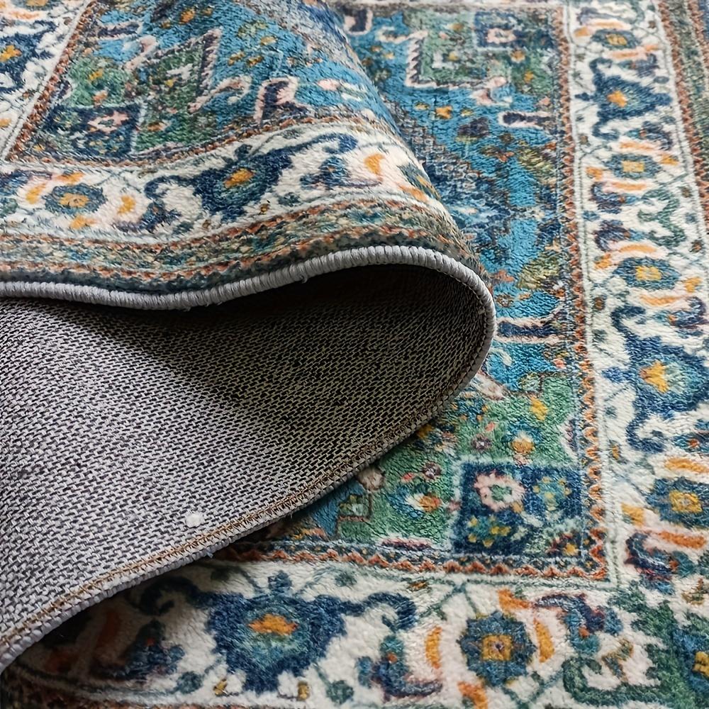 Koberec v bohémském stylu pro vilu, perský evropský vintage marocký styl, americký obývací pokojový koberec, obývací pokojová rohož, deka na pohovku a konferenční stolek,