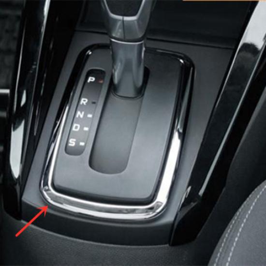 Chrome Console Gear Shift Panel Cover Trim For Ford EcoSport 2018-