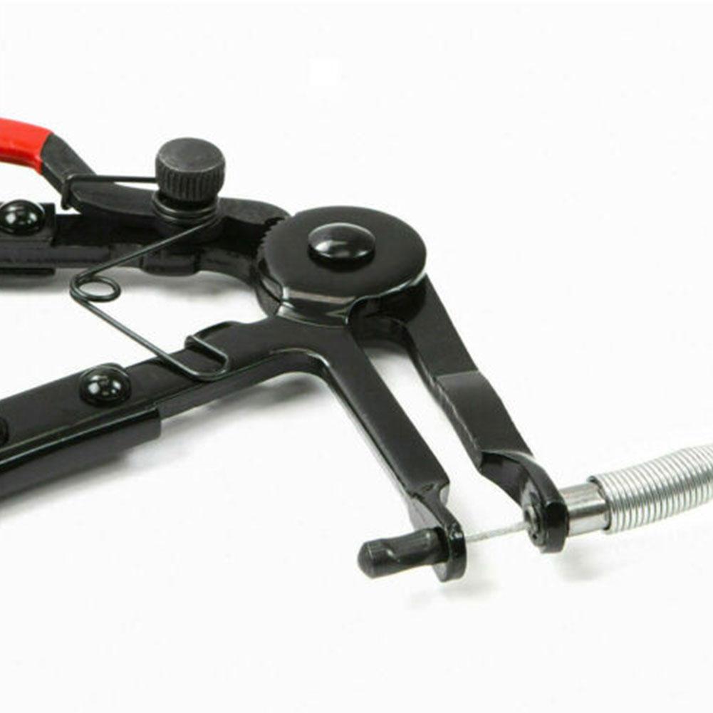 Clamping Pliers Cable Type Flexible Wire Long Automotive Hose Clamp Straight Throat Tube Bundle Removal Tool