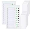 2 Pack Kids Chore Chart with 10 Papers Chore Chart Plastic Checklist Board To Do List  for Home Routine Planning Blank Paper