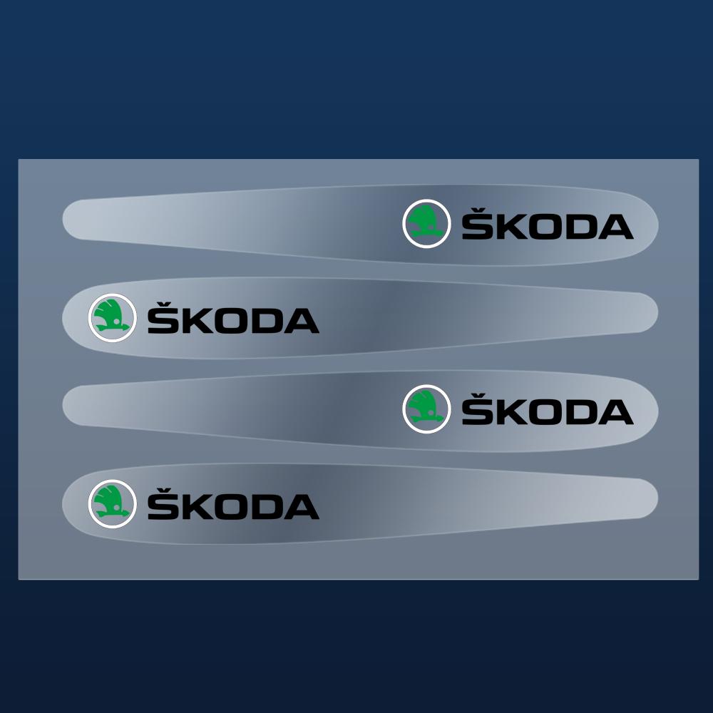 

2025 New Car Door Sticker Transparent Handle Protection Film Prevent Scratches For Skoda Octavia Superb Kodiaq MK2 MK3 2 3 A7 Fa