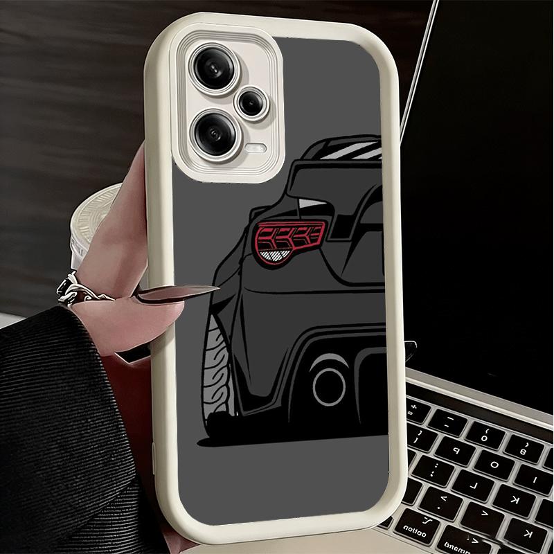 JDM Sports Cars Minimalist Design Soft Phone Case for Xiaomi Redmi Note 15 14 13 12 11 Pro Plus 10S 11S 4G 11T 5G Shell Silicone