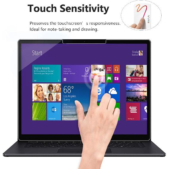 Adeway Surface Laptop 7 Screen Protector 13.8 Inch Tempered Glass, Ultra Clear, Smooth Touch, Anti-Scratch