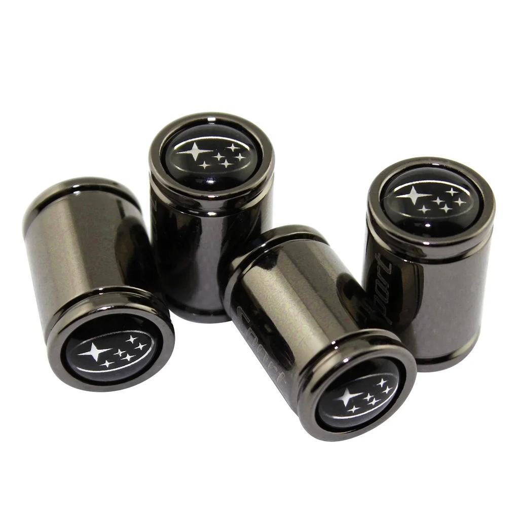 Car Wheel Tire Valve Stem Cap Air Cover for Subaru Logo Forester Ascent BRZ Crosstrek Exiga Legacy Levorg Outback Tribeca WRX XV Z12