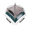 1:12 Scale Mini Camping Tent Model Decoration Oxford Cloth Simulated Outdoor Tent Ornament Doll Pretend Play Tent Photo Props