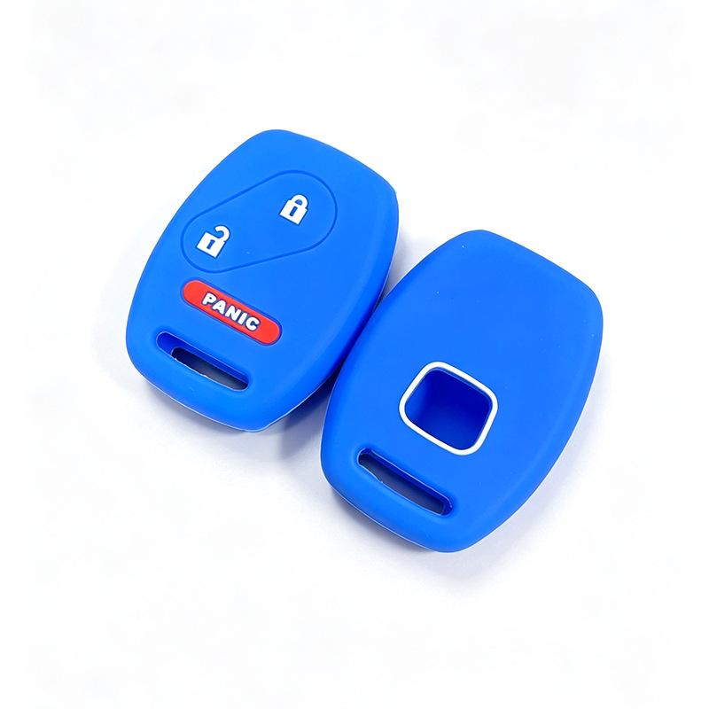 Compatible Honda CR-V Key Fob Soft Rubber Full Coverage 3/4 Button Remote Cover