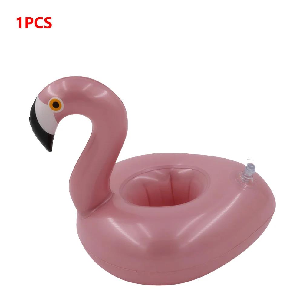 1-30PCS Float Inflatable Flamingo Drink Cup Holder Party Decor Water Cup Holder Swimming Pool Toys Beach Inflatables Party Decor