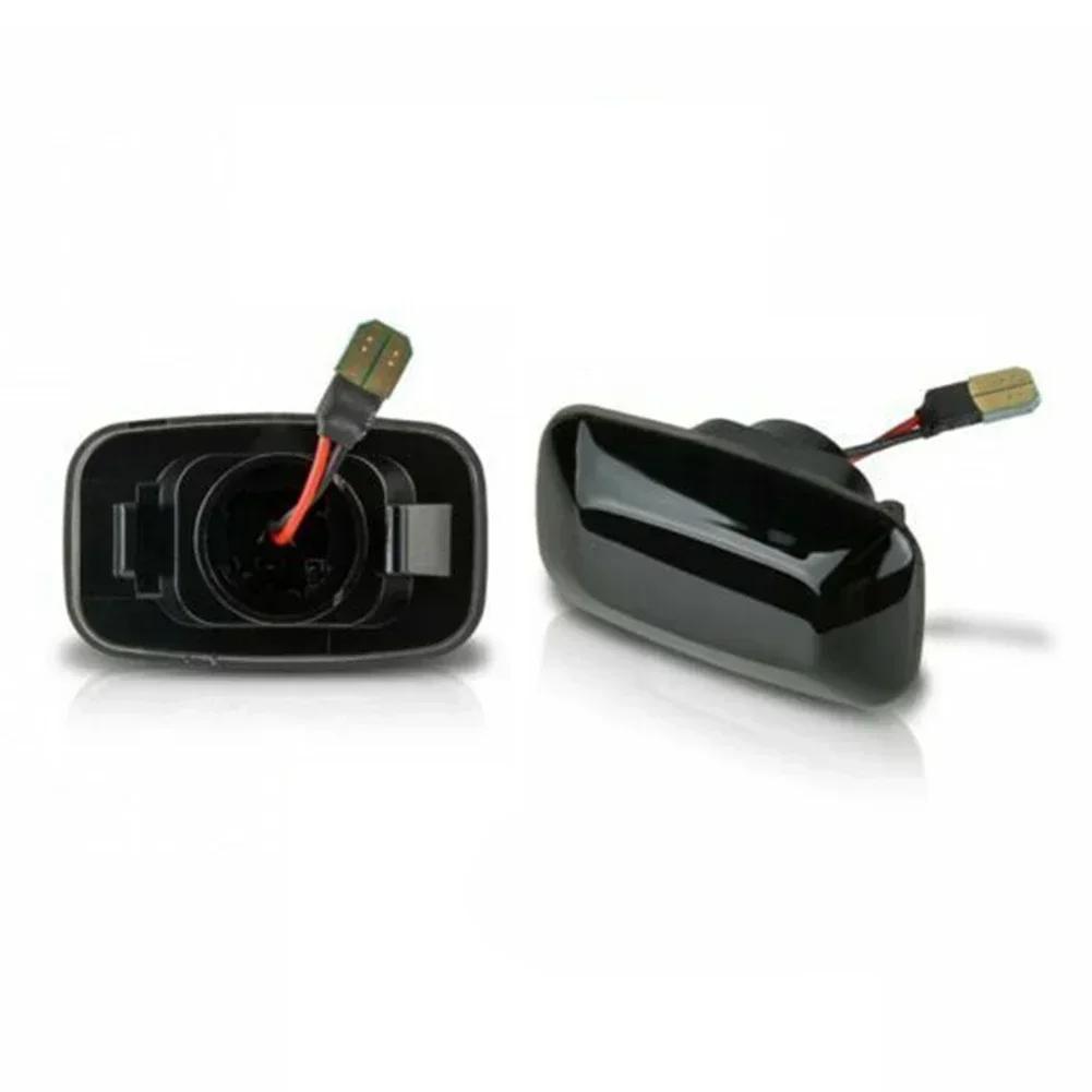 2pcs DC12V LED Side Marker Lights Indicator Amber ABS+PC+LED Turn Signal Lamps Fit For Toyota Land-Cruiser 80 Series 1990-1997