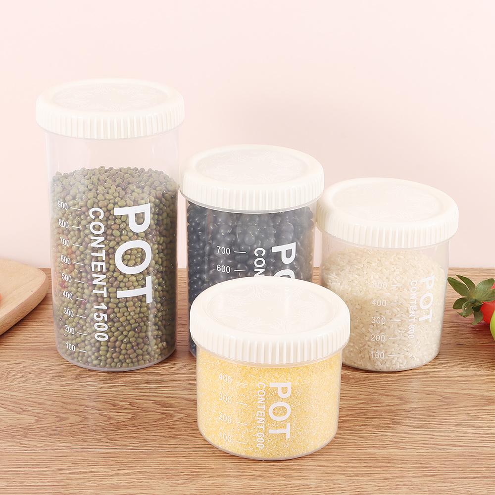 600/800/1000/1500ML Large Capacity Storage Box with Lid Split Bottle Durable Storage Bottle