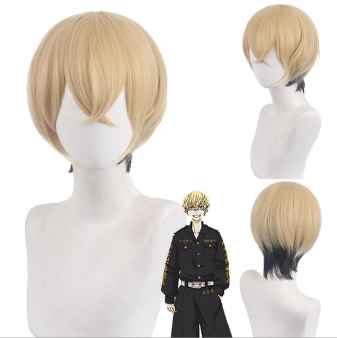 Ran Haitani Rindo Hanemiya Kazutora Manjiro Sano Emma Chifuyu Matsuno Baji Keisuke Tachibana Hinata Cosplay Perücke + Perückenkappe