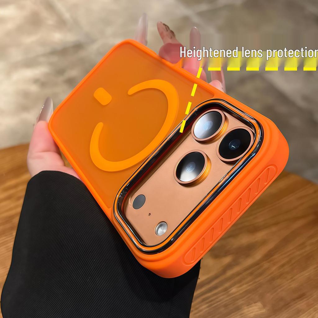 iPhone 17 Pro Max Skin-Feel Magnetic Anti-Slip Texture Frosted Anti-Drop Protective Case