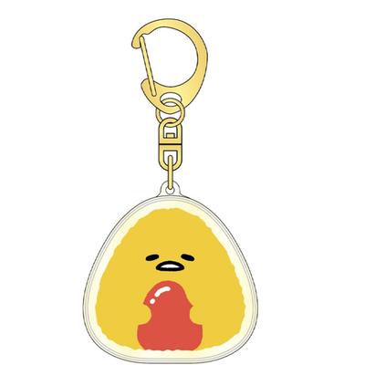 K Company Sanrio Characters (Onigiri Series) Plump Gudetama SAON-PU-GU Keychain