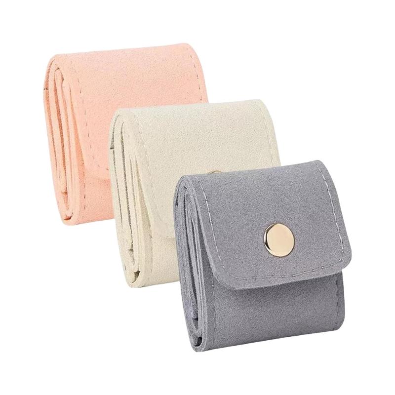 3 Pieces Stylish Rings Holder Cases Lightweight Portable Jewelry Storage Container With Multi Compartments 1