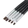5 Stück Dentalharz Pinselstifte Porzellanzähne Umformen Nylon Zahnmedizin Klebstoff Komposit Zement Werkzeuge Nail Art DIY Malerei