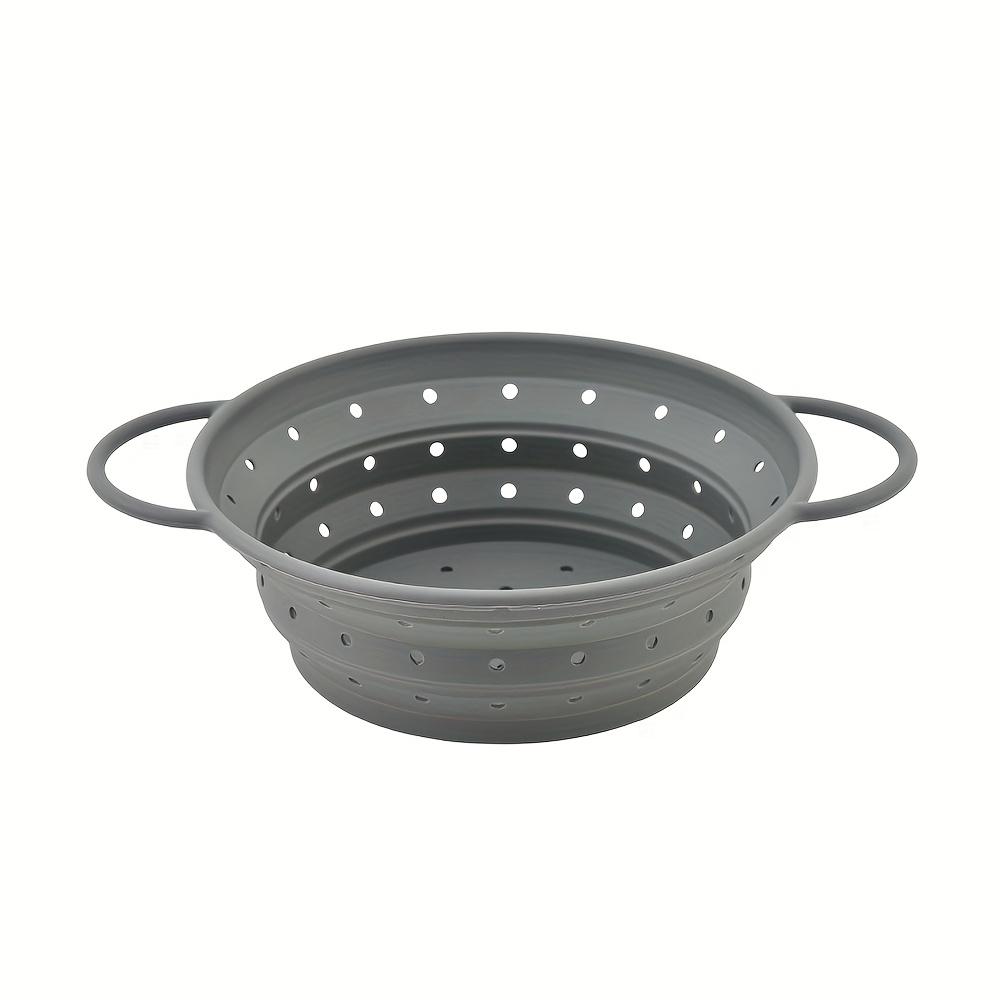 

1PC Silicone Collapsible Colander For Kitchen Use, Pasta Strainer, Strainers Collapsible Strainers S