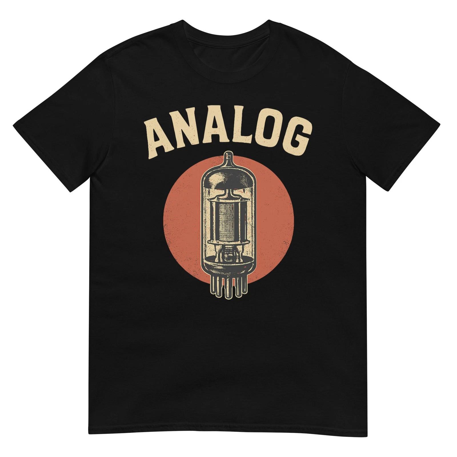 Analog Retro Vacuum Tube Vintage Style T-Shirt XL