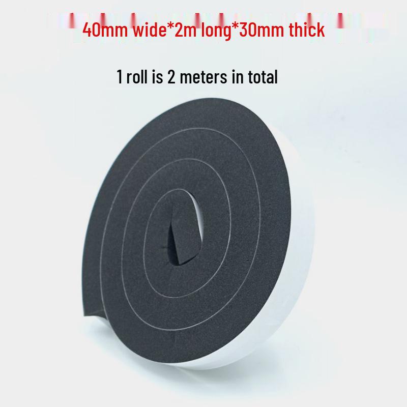 Black Self-Adhesive Fire Retardant Foam Tape