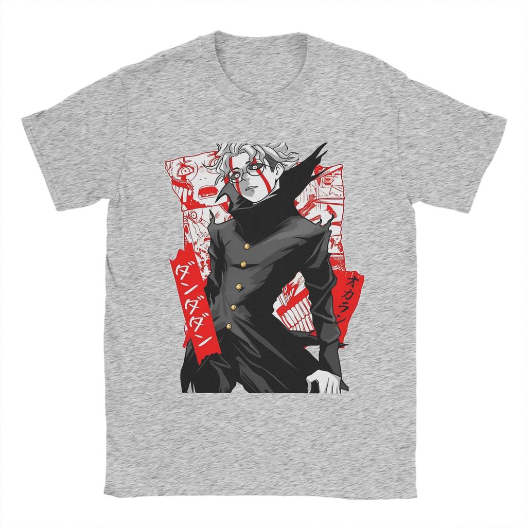 Dandadan  T-Shirts for Men Women Anime Okarun Fun Pure Cotton Tee Shirt Crewneck Short Sleeve T Shirts New Arrival Clothing